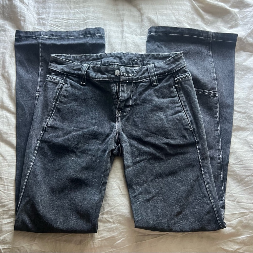 Brandy Black Low-rise Flare Jeans